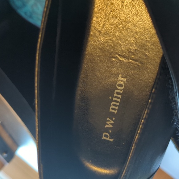 PW Minor Classic Mary Jane loafers black leather Women's 9 M NEW NWB - Picture 6 of 9